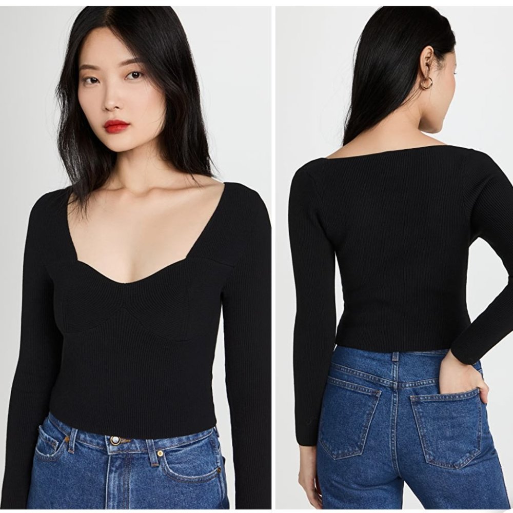 NWT! Sokie Collective Constructed Sweater | Size M | Black